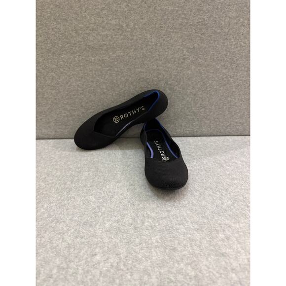 Rothy’s The Flat Round Toe Ballet in Black Solid – Size 6 - Picture 7 of 7